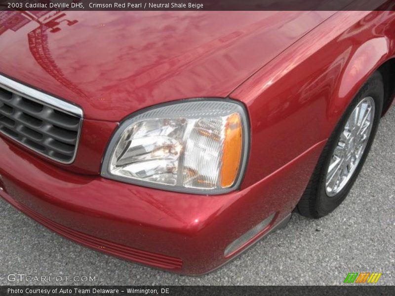 Crimson Red Pearl / Neutral Shale Beige 2003 Cadillac DeVille DHS