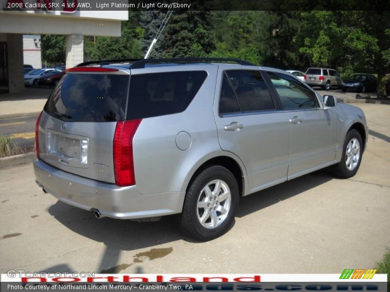 Light Platinum / Light Gray/Ebony 2008 Cadillac SRX 4 V6 AWD