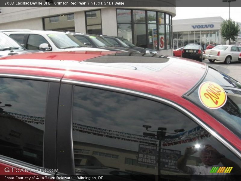 Crimson Red Pearl / Neutral Shale Beige 2003 Cadillac DeVille DHS