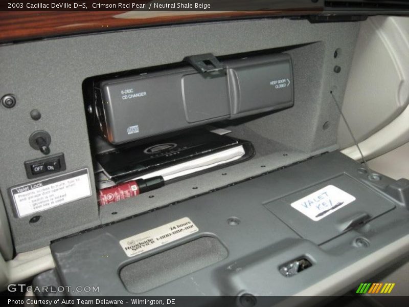 Crimson Red Pearl / Neutral Shale Beige 2003 Cadillac DeVille DHS