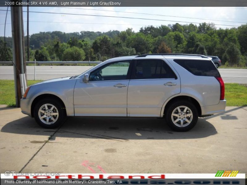 Light Platinum / Light Gray/Ebony 2008 Cadillac SRX 4 V6 AWD