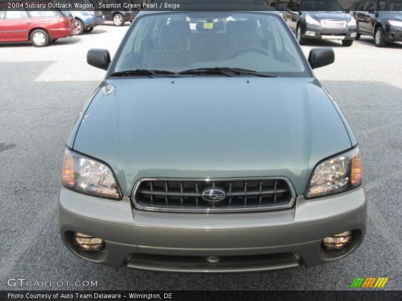 Seamist Green Pearl / Beige 2004 Subaru Outback Wagon