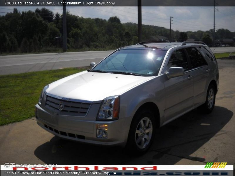 Light Platinum / Light Gray/Ebony 2008 Cadillac SRX 4 V6 AWD