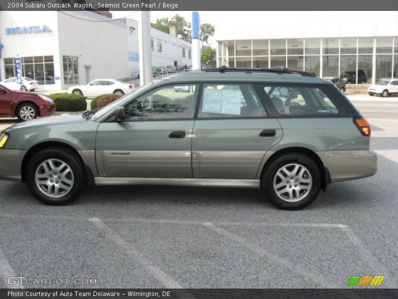 Seamist Green Pearl / Beige 2004 Subaru Outback Wagon