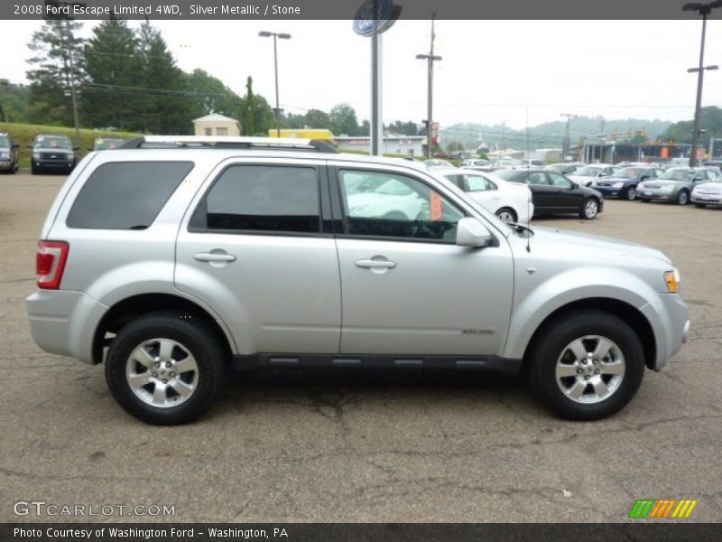 Silver Metallic / Stone 2008 Ford Escape Limited 4WD