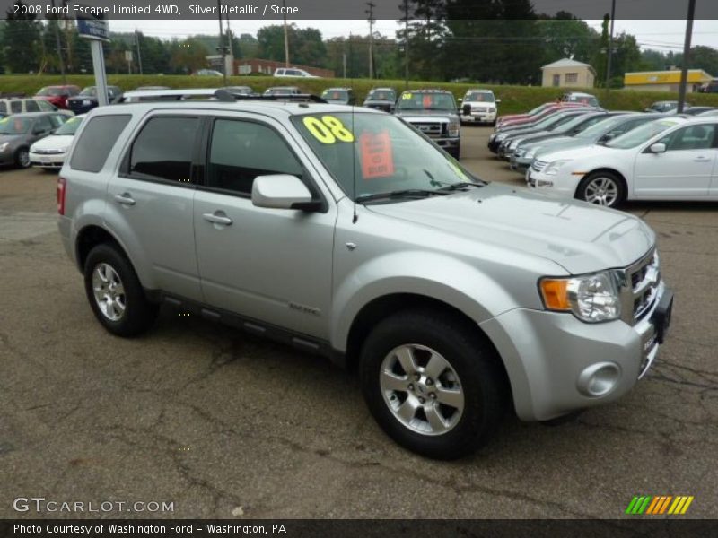 Silver Metallic / Stone 2008 Ford Escape Limited 4WD