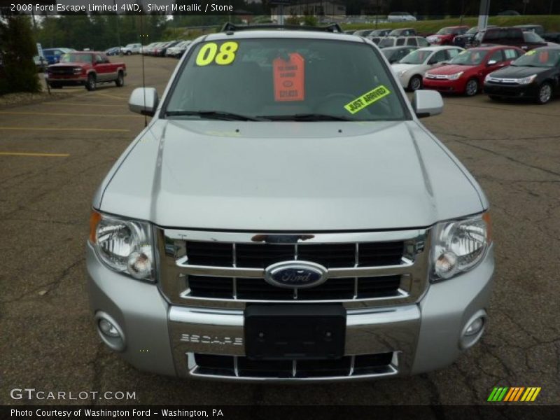 Silver Metallic / Stone 2008 Ford Escape Limited 4WD