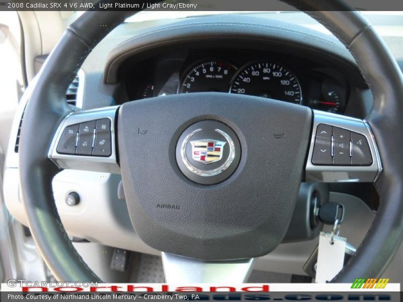 Light Platinum / Light Gray/Ebony 2008 Cadillac SRX 4 V6 AWD