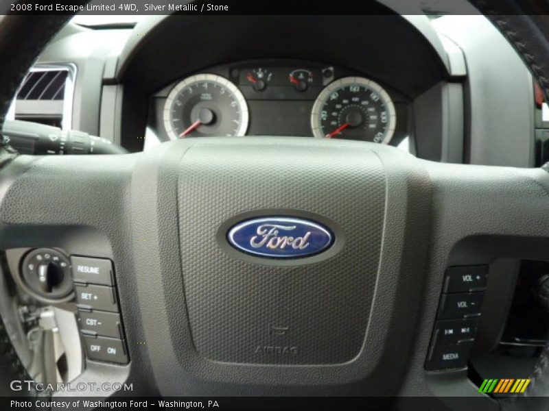 Silver Metallic / Stone 2008 Ford Escape Limited 4WD