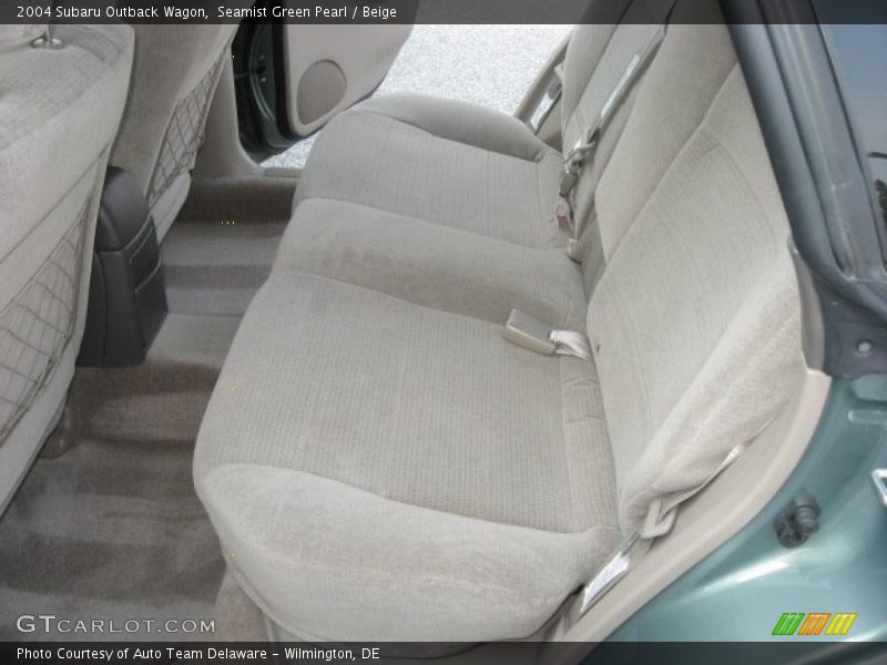Seamist Green Pearl / Beige 2004 Subaru Outback Wagon