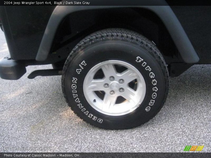 Black / Dark Slate Gray 2004 Jeep Wrangler Sport 4x4