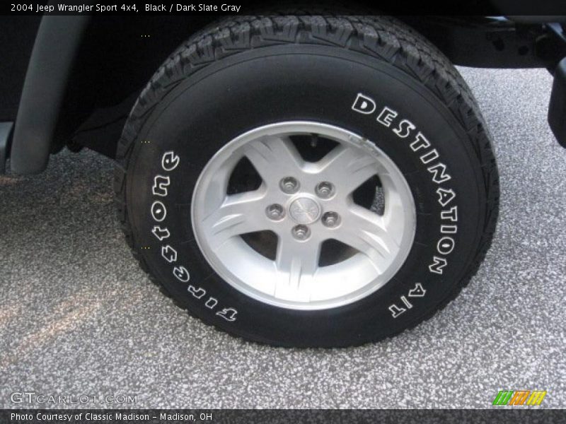 Black / Dark Slate Gray 2004 Jeep Wrangler Sport 4x4