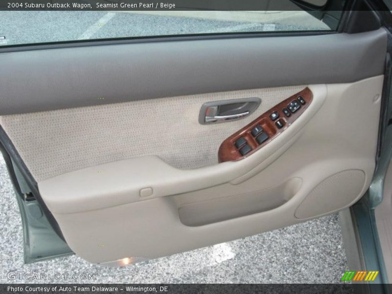 Seamist Green Pearl / Beige 2004 Subaru Outback Wagon
