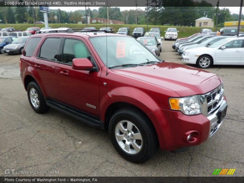 Redfire Metallic / Stone 2008 Ford Escape Limited 4WD