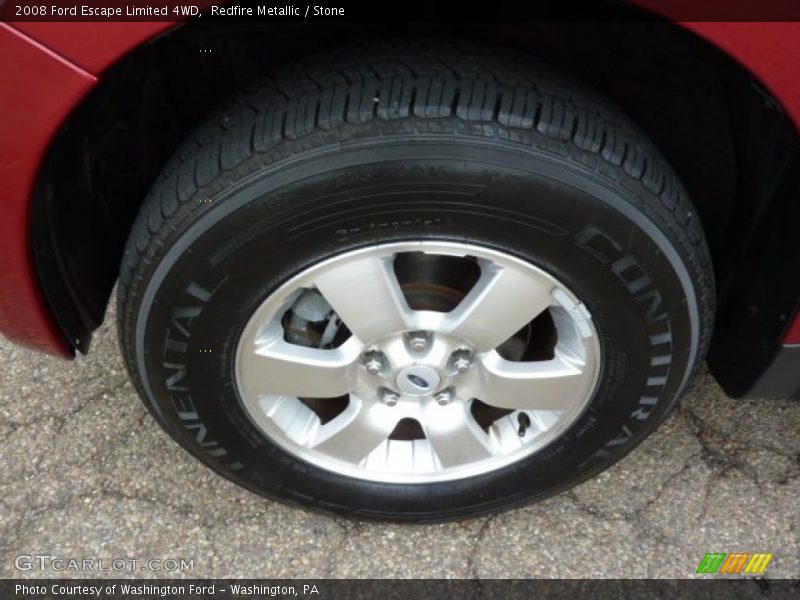 Redfire Metallic / Stone 2008 Ford Escape Limited 4WD