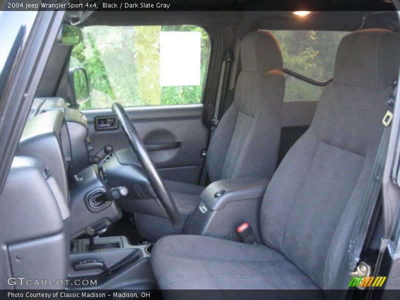 Black / Dark Slate Gray 2004 Jeep Wrangler Sport 4x4