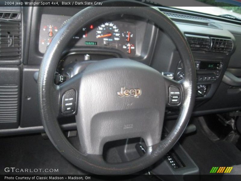 Black / Dark Slate Gray 2004 Jeep Wrangler Sport 4x4