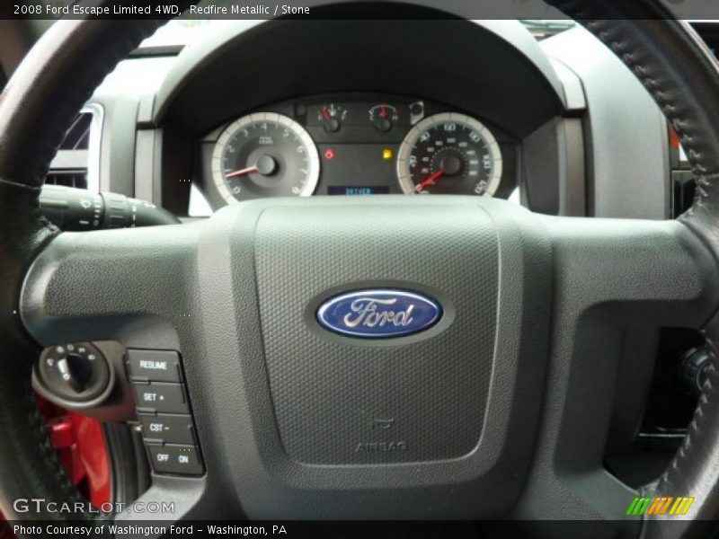 Redfire Metallic / Stone 2008 Ford Escape Limited 4WD