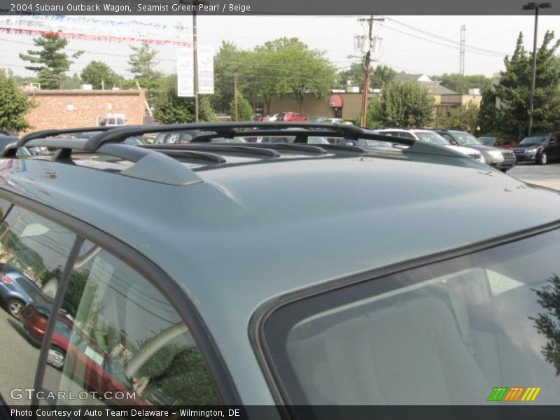Seamist Green Pearl / Beige 2004 Subaru Outback Wagon