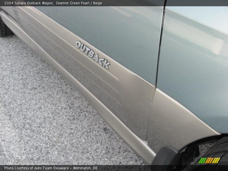Seamist Green Pearl / Beige 2004 Subaru Outback Wagon