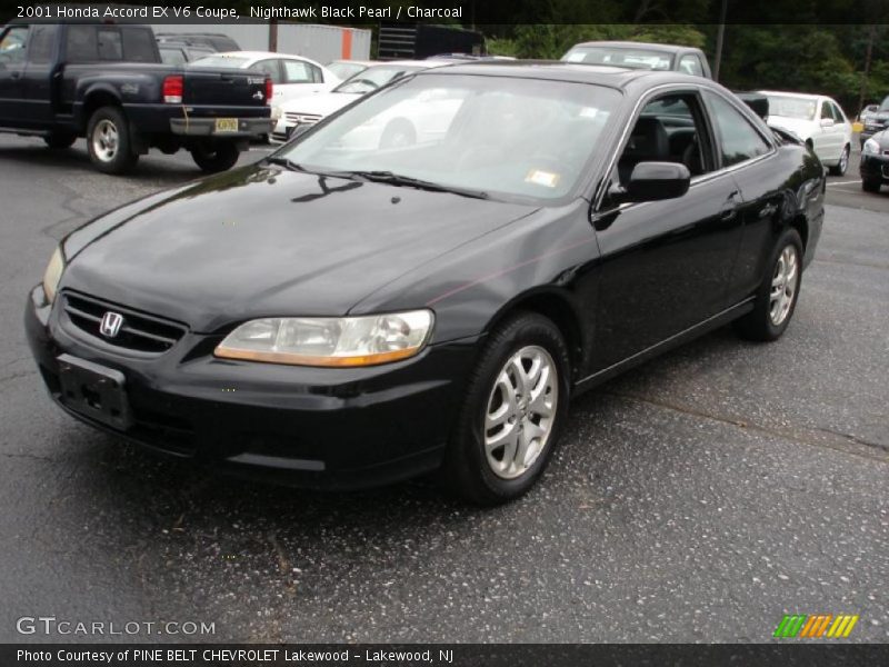 Nighthawk Black Pearl / Charcoal 2001 Honda Accord EX V6 Coupe