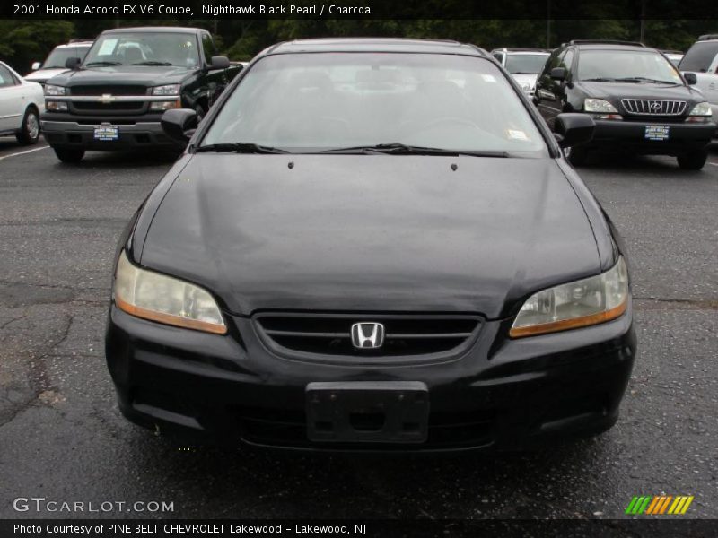 Nighthawk Black Pearl / Charcoal 2001 Honda Accord EX V6 Coupe
