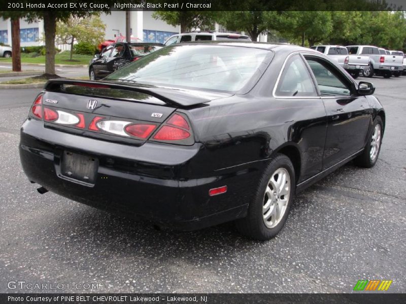 Nighthawk Black Pearl / Charcoal 2001 Honda Accord EX V6 Coupe