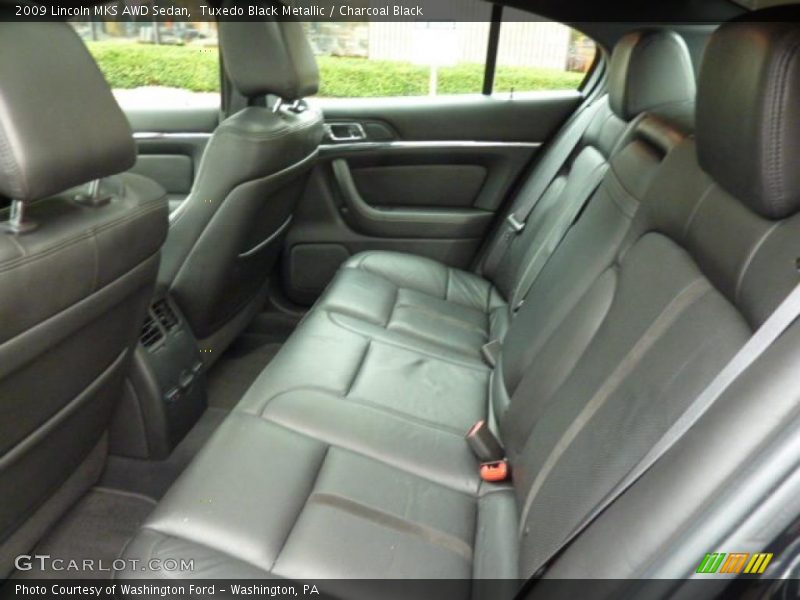 Tuxedo Black Metallic / Charcoal Black 2009 Lincoln MKS AWD Sedan