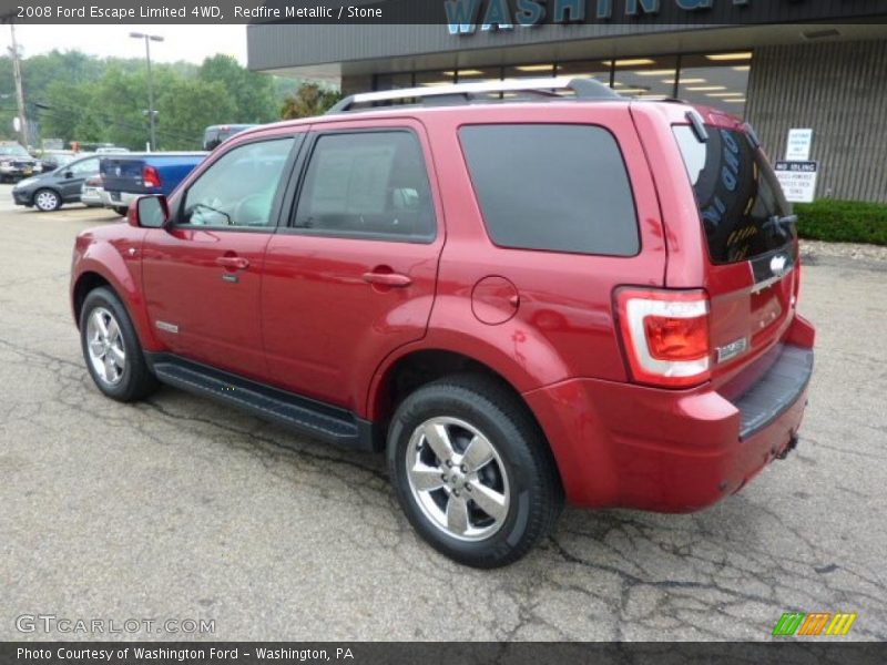 Redfire Metallic / Stone 2008 Ford Escape Limited 4WD