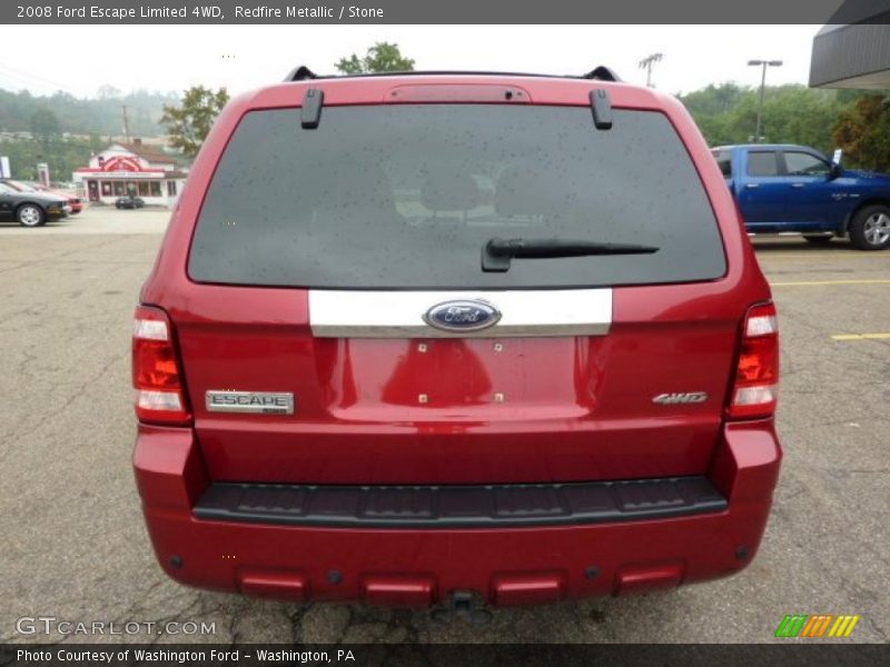 Redfire Metallic / Stone 2008 Ford Escape Limited 4WD