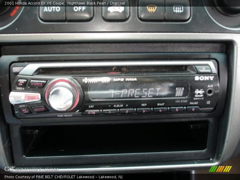 Nighthawk Black Pearl / Charcoal 2001 Honda Accord EX V6 Coupe