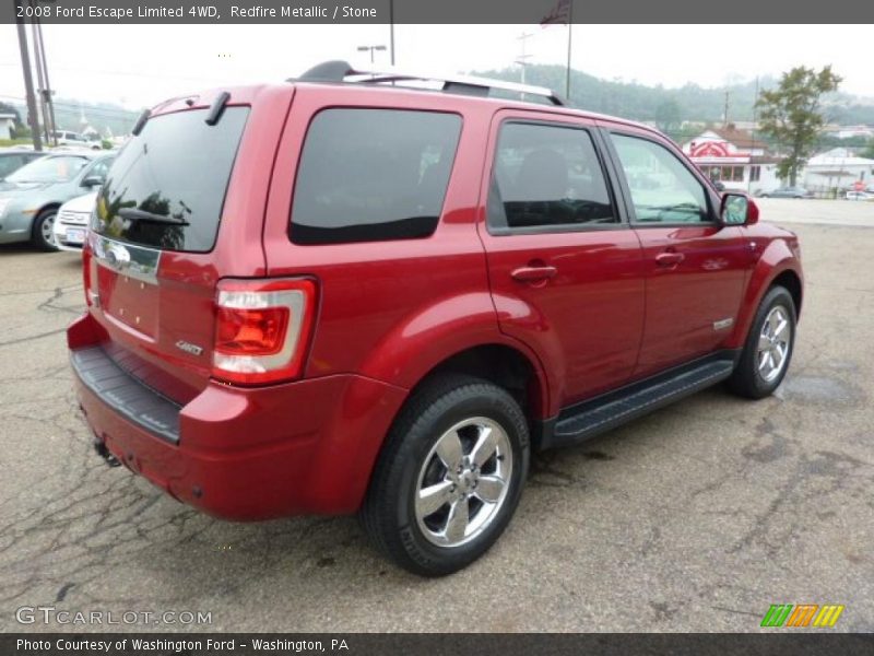 Redfire Metallic / Stone 2008 Ford Escape Limited 4WD