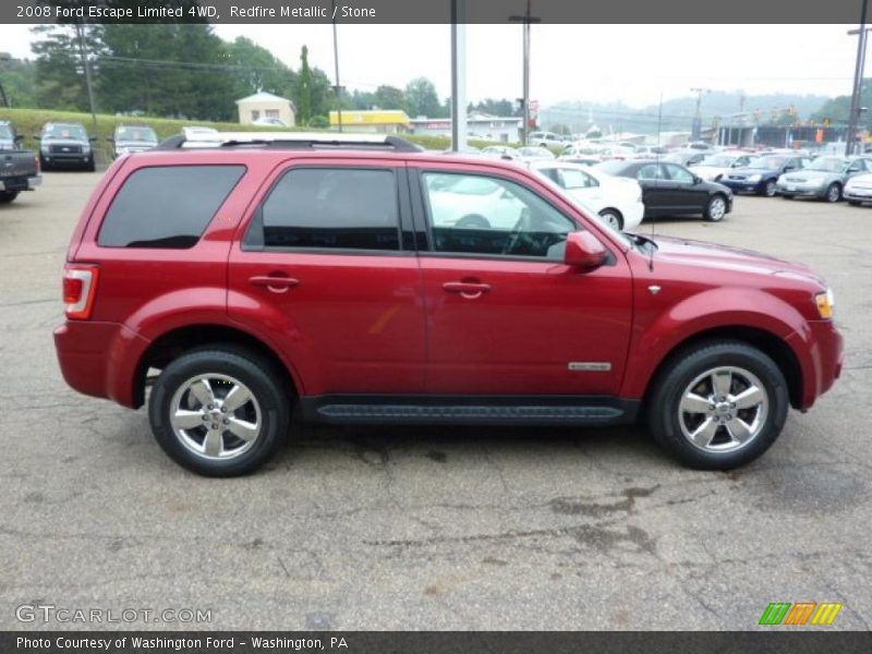 Redfire Metallic / Stone 2008 Ford Escape Limited 4WD