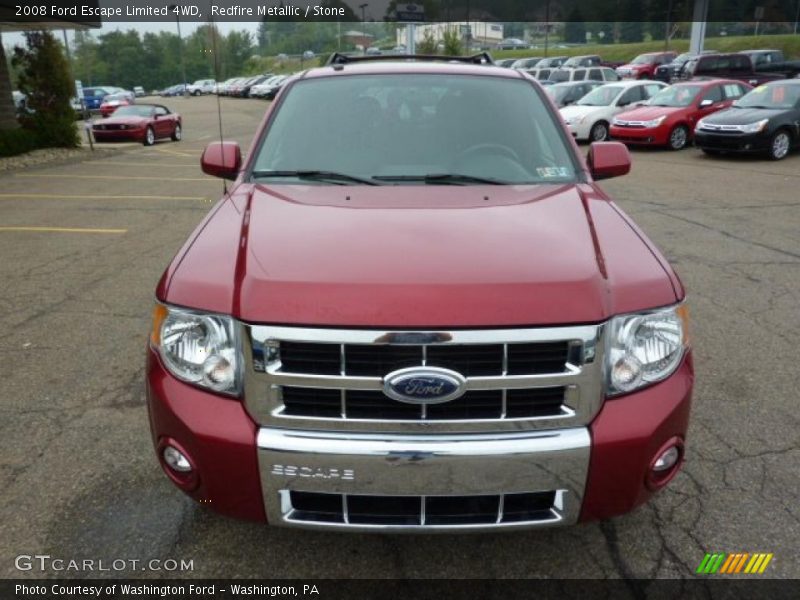 Redfire Metallic / Stone 2008 Ford Escape Limited 4WD