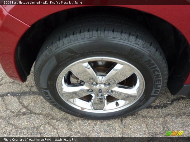 Redfire Metallic / Stone 2008 Ford Escape Limited 4WD