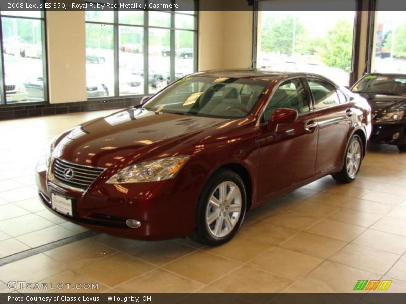 Royal Ruby Red Metallic / Cashmere 2008 Lexus ES 350