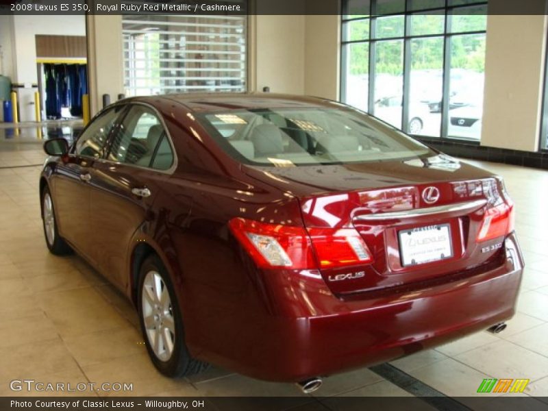 Royal Ruby Red Metallic / Cashmere 2008 Lexus ES 350