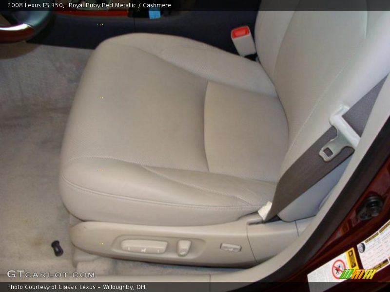 Royal Ruby Red Metallic / Cashmere 2008 Lexus ES 350