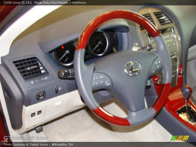 Royal Ruby Red Metallic / Cashmere 2008 Lexus ES 350