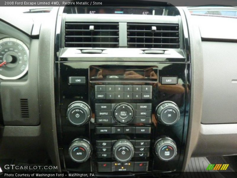 Redfire Metallic / Stone 2008 Ford Escape Limited 4WD