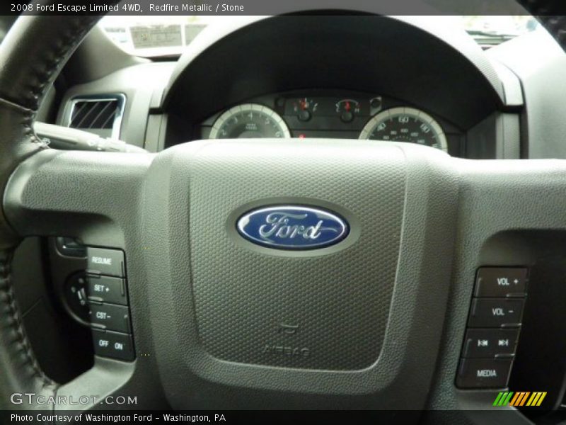 Redfire Metallic / Stone 2008 Ford Escape Limited 4WD