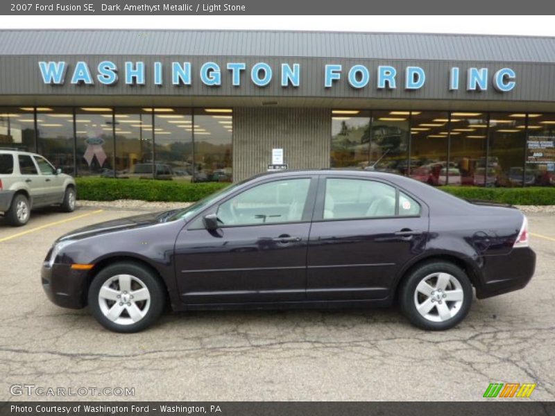 Dark Amethyst Metallic / Light Stone 2007 Ford Fusion SE