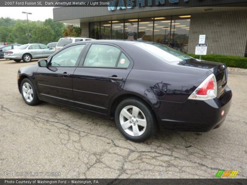 Dark Amethyst Metallic / Light Stone 2007 Ford Fusion SE