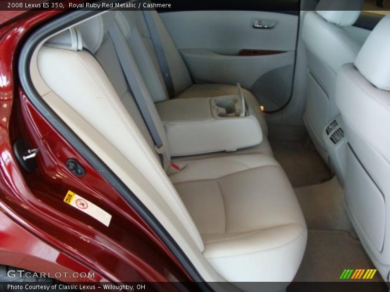 Royal Ruby Red Metallic / Cashmere 2008 Lexus ES 350