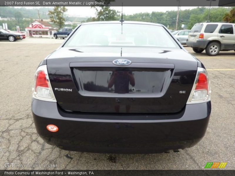 Dark Amethyst Metallic / Light Stone 2007 Ford Fusion SE