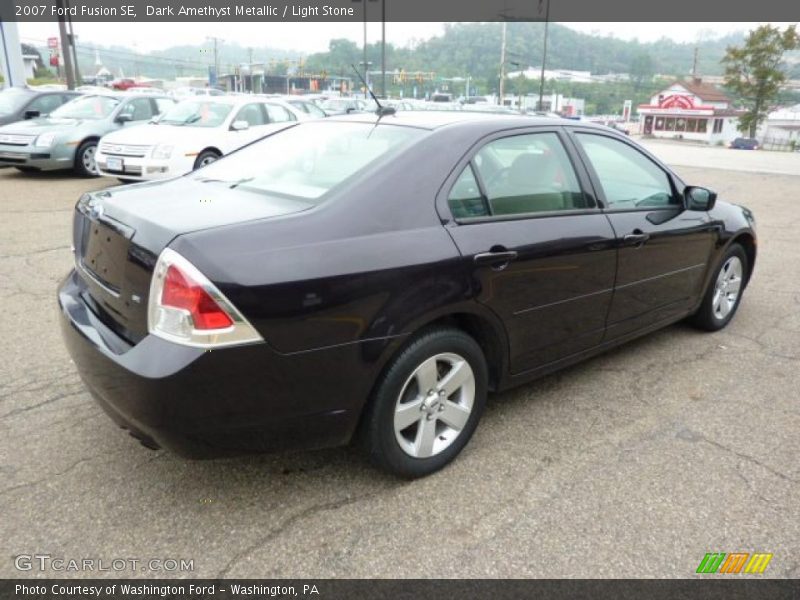 Dark Amethyst Metallic / Light Stone 2007 Ford Fusion SE