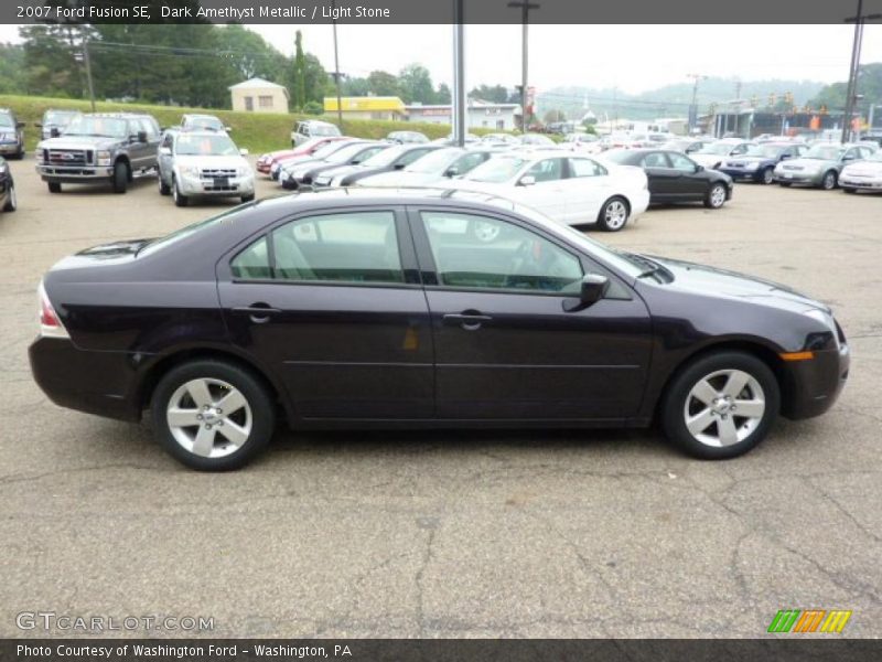 Dark Amethyst Metallic / Light Stone 2007 Ford Fusion SE