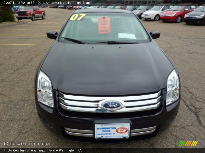 Dark Amethyst Metallic / Light Stone 2007 Ford Fusion SE