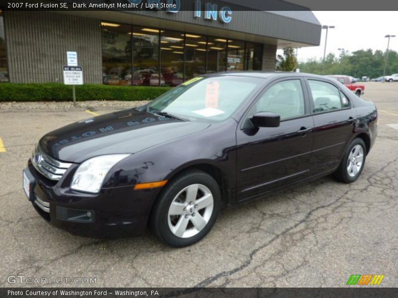 Dark Amethyst Metallic / Light Stone 2007 Ford Fusion SE