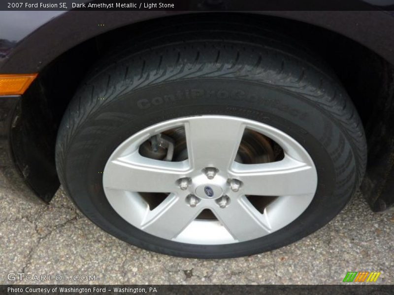 Dark Amethyst Metallic / Light Stone 2007 Ford Fusion SE